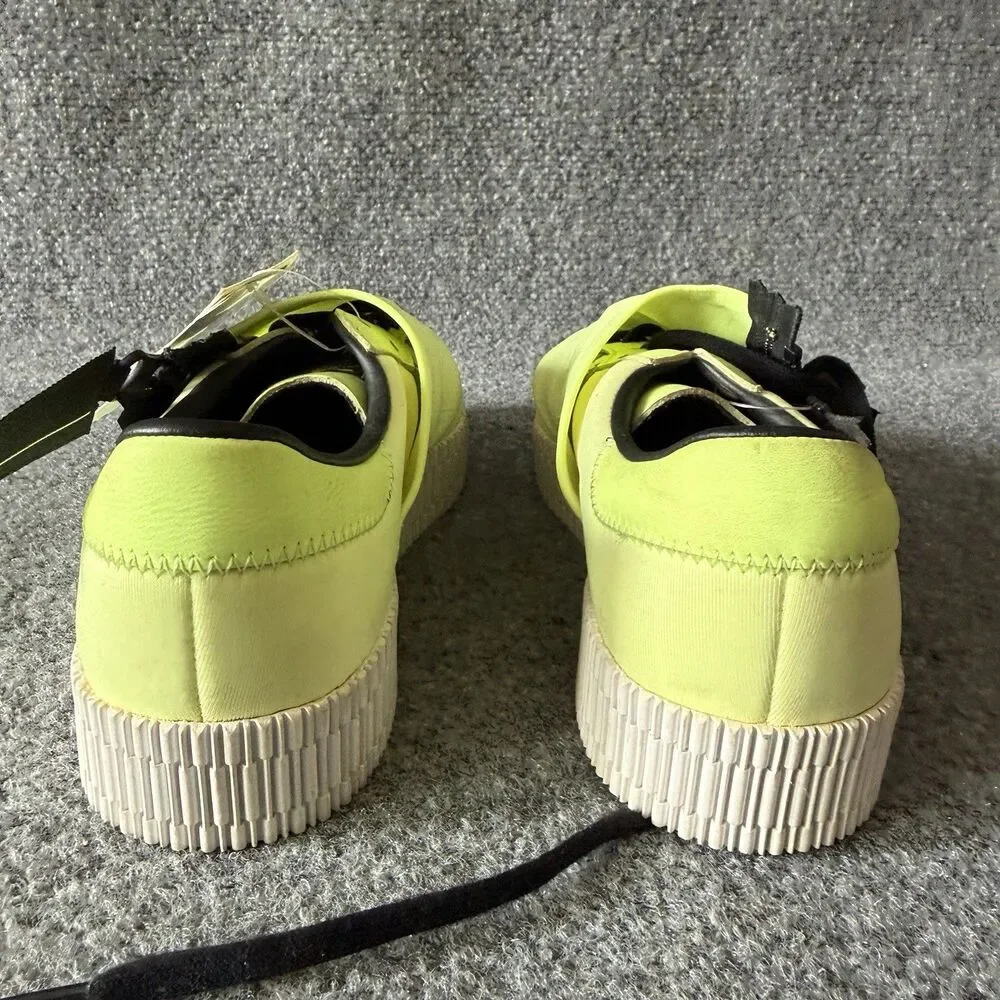 adidas Green Zip-Up Sneakers Women’s US 5.5 UK 4 EU 36 2/3 Synthetic EF5089
